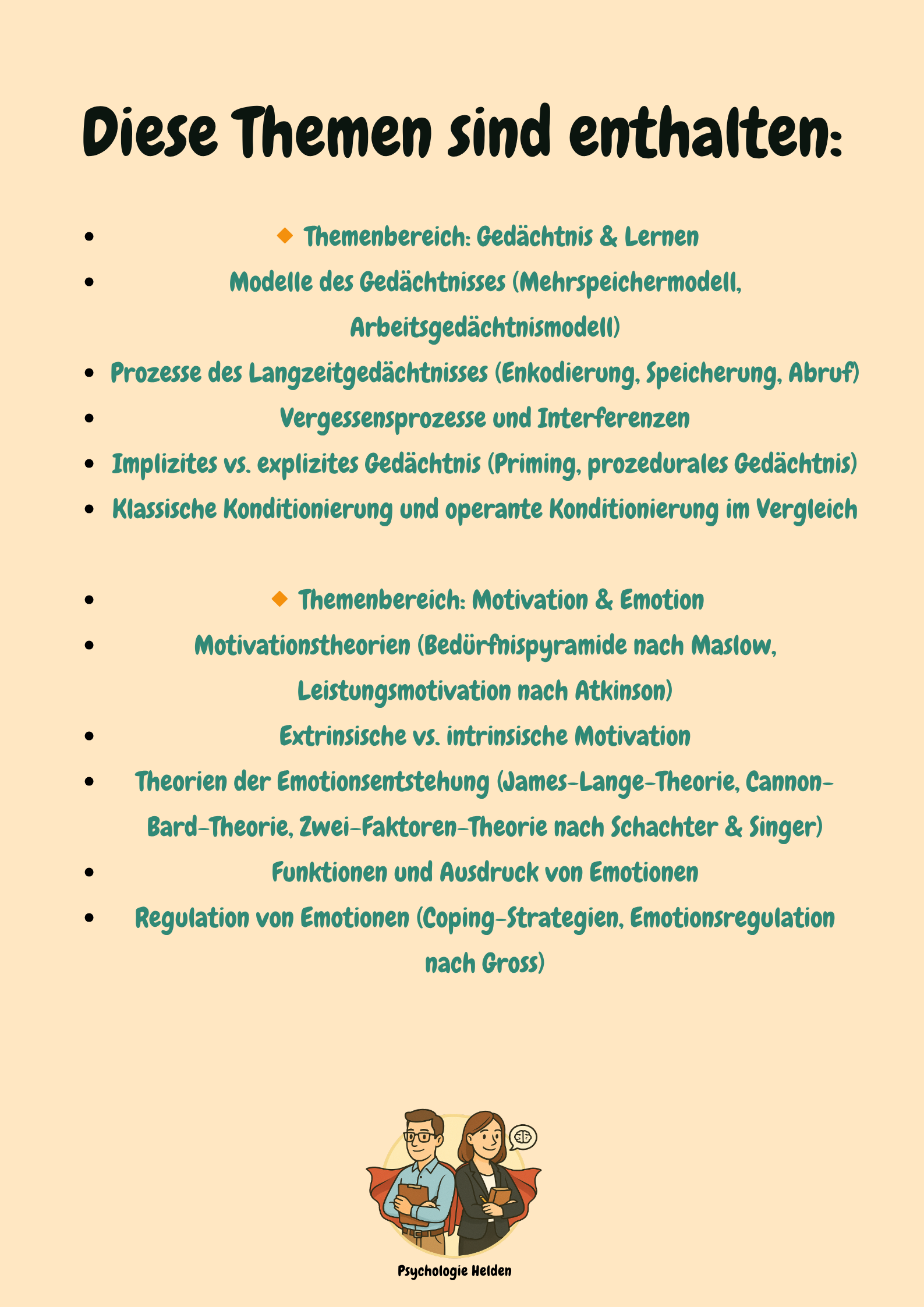 Allgemeine Psychologie I – Wahrnehmung, Aufmerksamkeit, Gedächtnis & Emotion einfach erklärt Großansicht 4