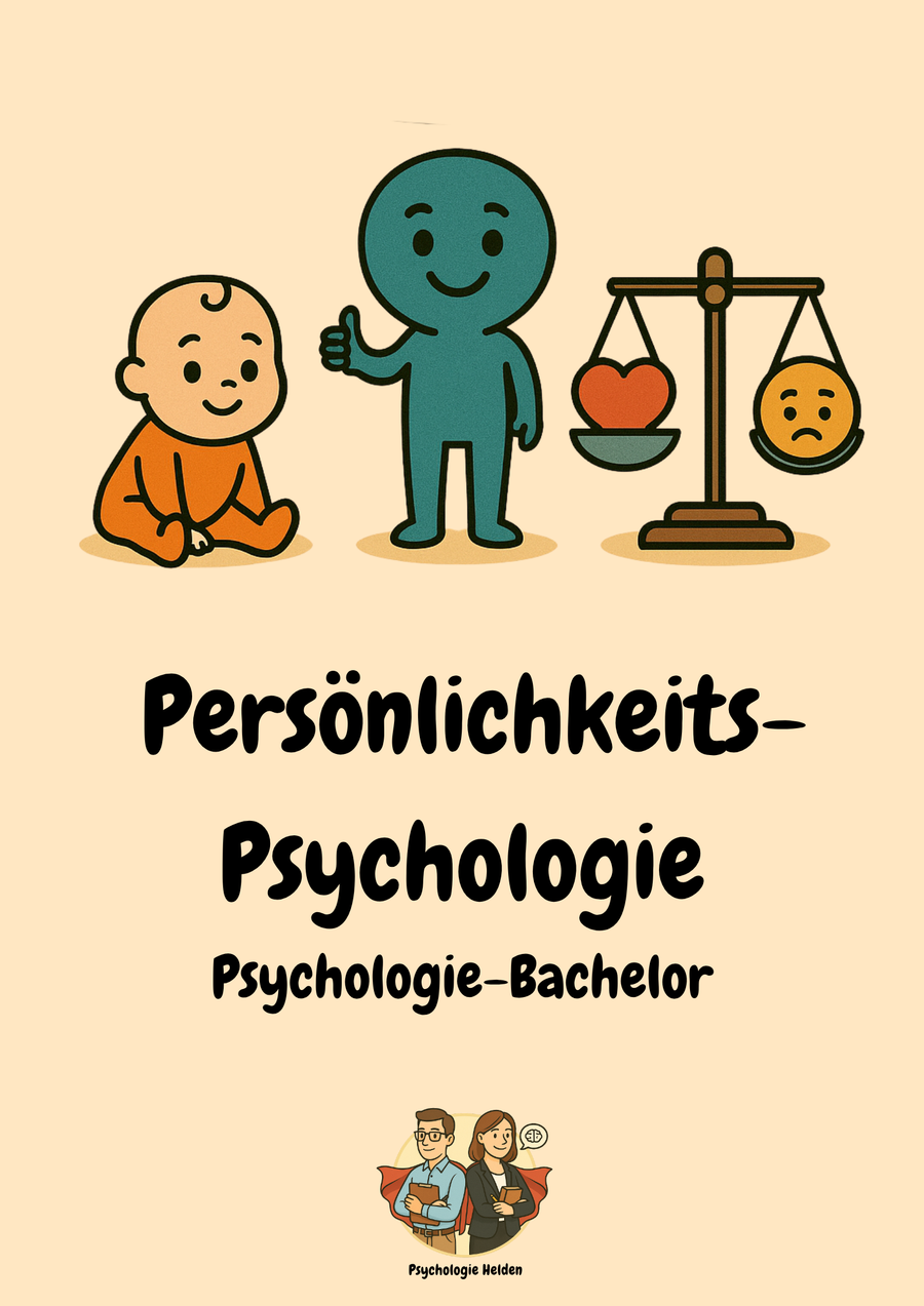 Persönlichkeitspsychologie lernen – Big Five, Modelle & Testverfahren – Lernskript Diagnostik & Testtheorie im Psychologie-Bachelor