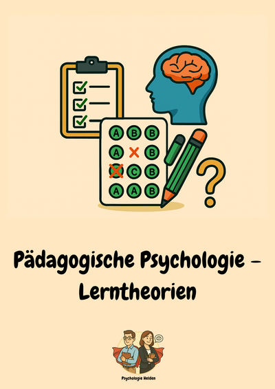 Pädagogische Psychologie lernen – Lerntheorien & Instruktionsdesign – Lernskript Psychologie Master
