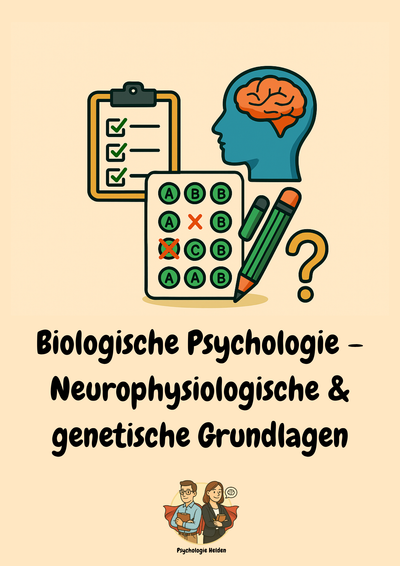 Biologische Psychologie – Neurophysiologische, endokrinologische & genetische Grundlagen psychologischer Prozesse