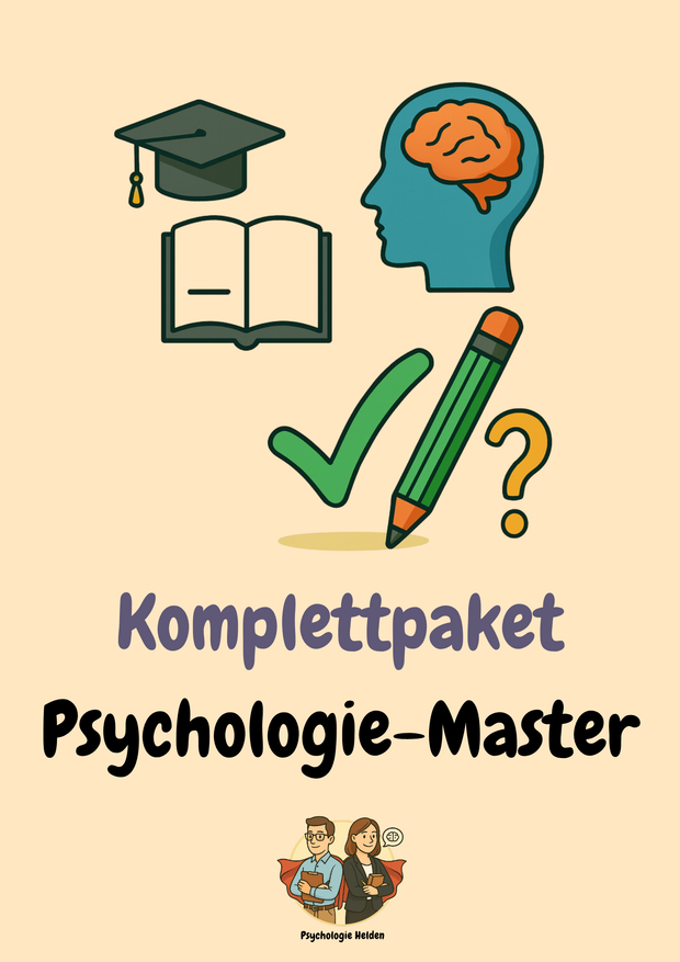 Psychologie-Masterkurs komplett – 15 Hefte von Forschung bis Klinik