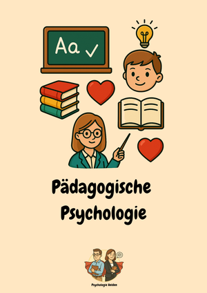 Pädagogische Psychologie mit Fallbeispielen, Aufgaben & Lösungen