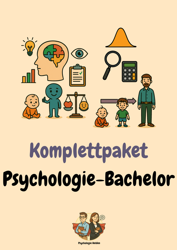 Komplettpaket Psychologie-Bachelor – alle Lernskripte für alle Fächer