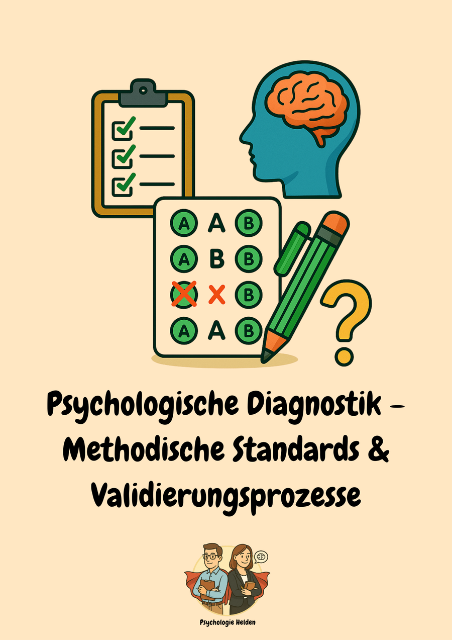 Psychometrie & Validierung – Methodische Standards im Master – Lernskript Forschungsmethodik im Psychologie-Master