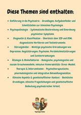 Klinische Psychiatrie lernen – Störungsbilder, ICD-11 & Therapie