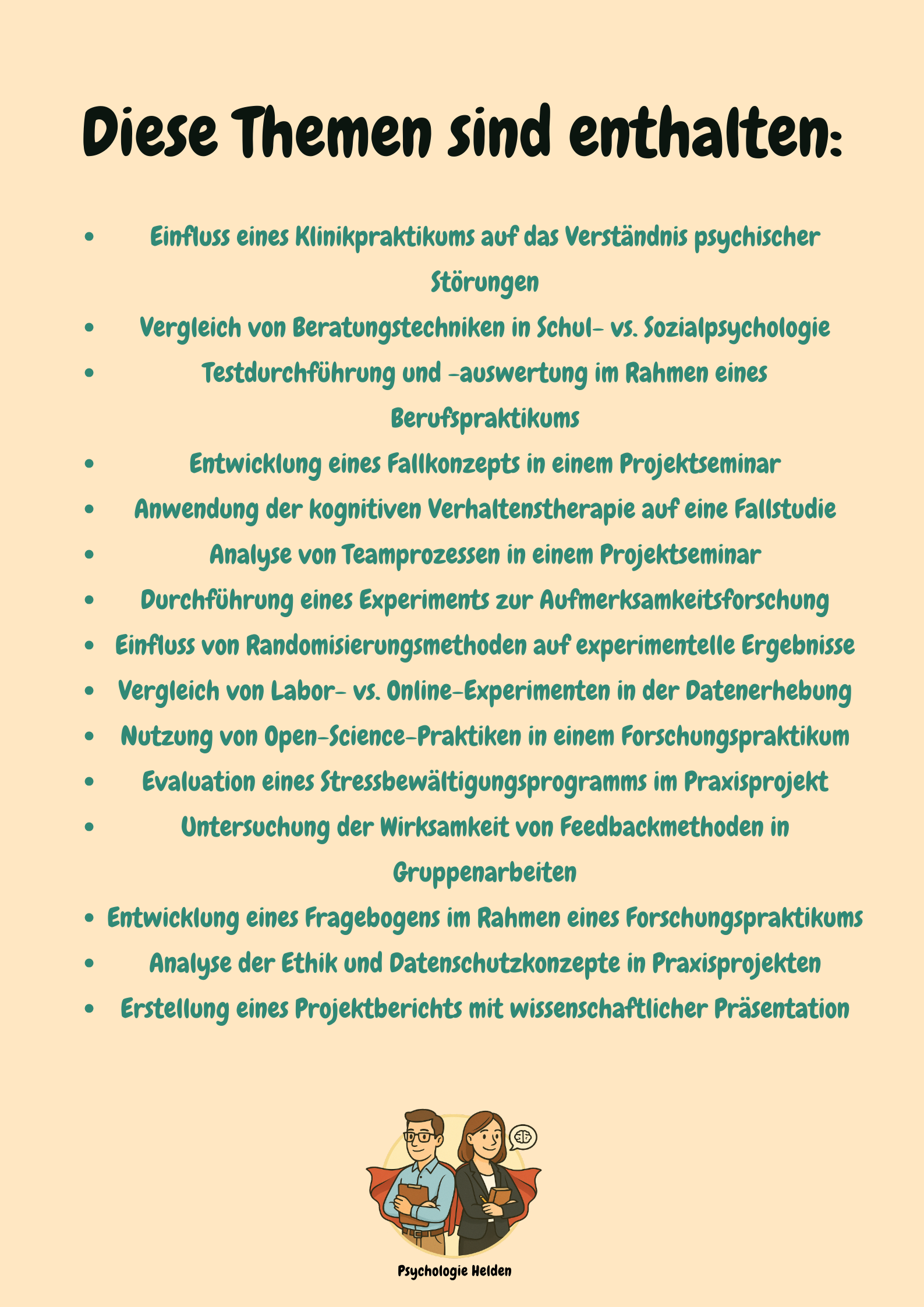 Praktika & Anleitungen für Studium & Beruf (Bachelor & Master) Großansicht 2