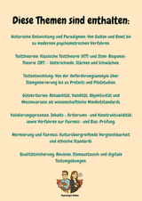 Psychologische Diagnostik & Testkonstruktion – Master-Modul
