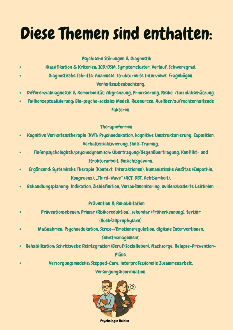 Das Premium Komplettpaket für den Psychologie-Bachelor - Alle Themen, Alle Materialien (+ Zusatzkurse) Bild 19