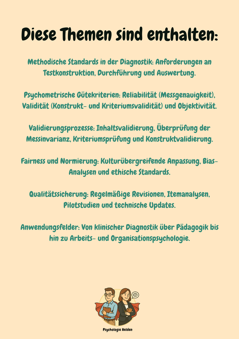 Methodische Standards & Validierungsprozesse in der Psychologie Bild 2