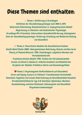 Gesundheitspsychologie lernen – Modelle, Prävention & Intervention
