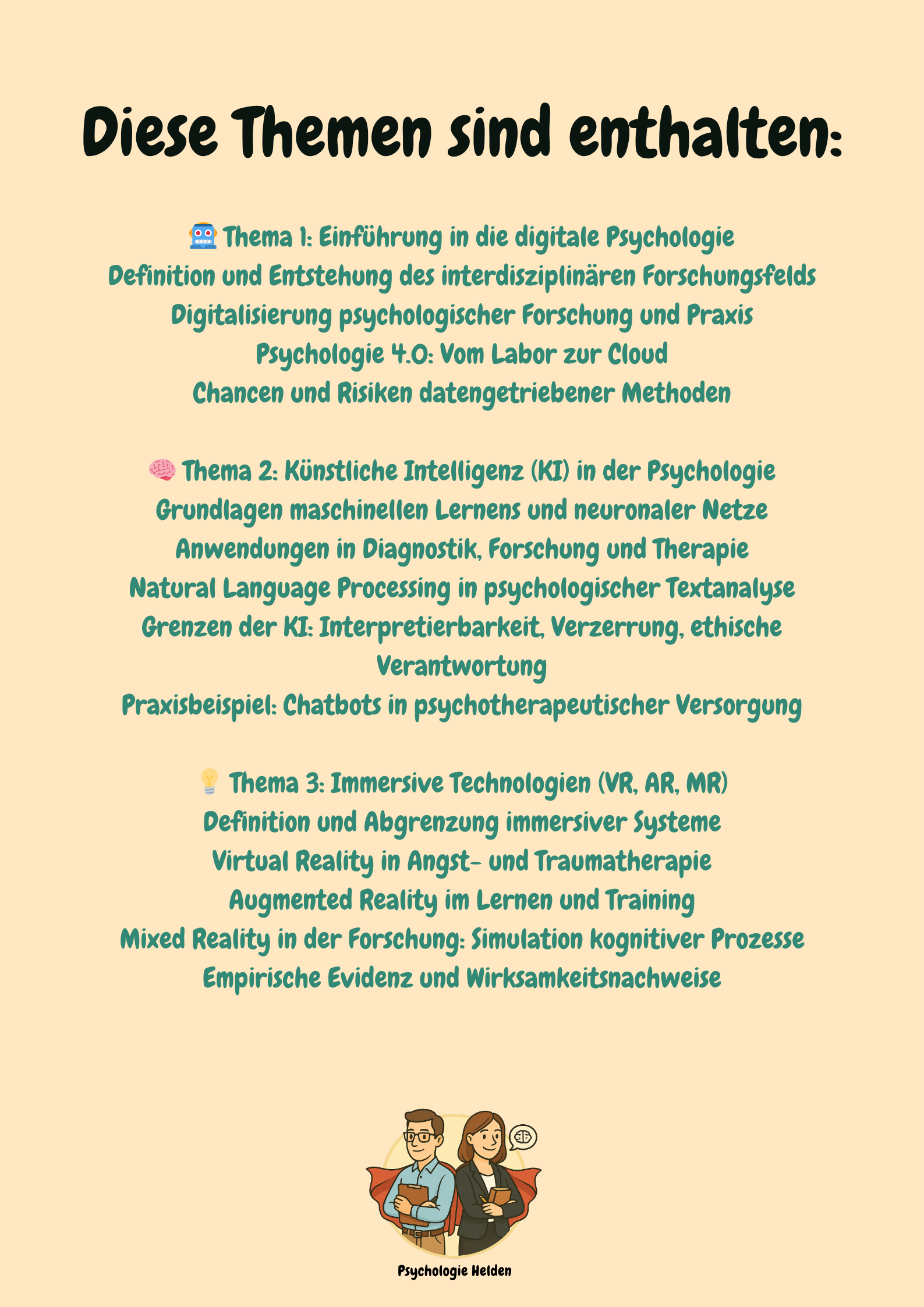 Innovationen in der Psychologie – KI, Datenanalyse & Zukunft