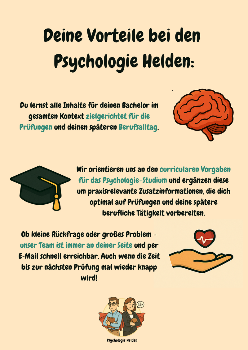 Allgemeine Psychologie I – Wahrnehmung, Aufmerksamkeit, Gedächtnis & Emotion einfach erklärt Bild 2