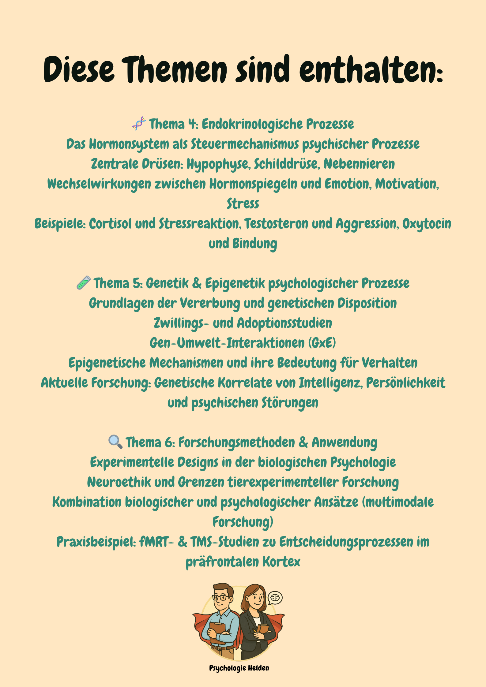 Biologische Psychologie – Neurophysiologische, endokrinologische & genetische Grundlagen psychologischer Prozesse – Großansicht 3