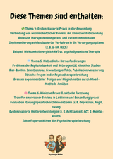 Evidenzbasierte Psychotherapie lernen – Verfahren & Wirksamkeit