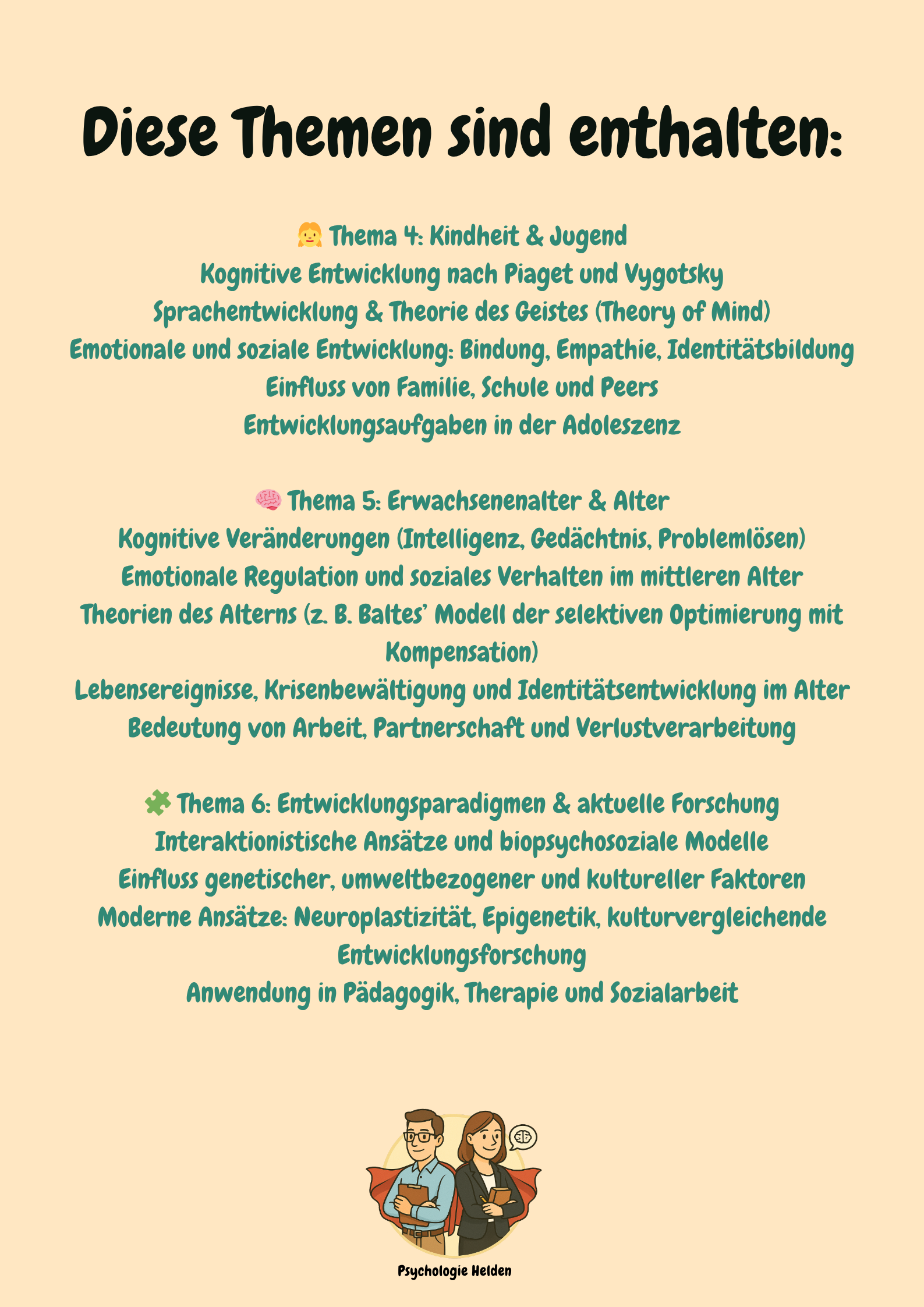 Entwicklungspsychologie über die Lebensspanne – Längsschnittliche Analysen kognitiver, emotionaler & sozialer Entwicklungsprozesse – Großansicht 3