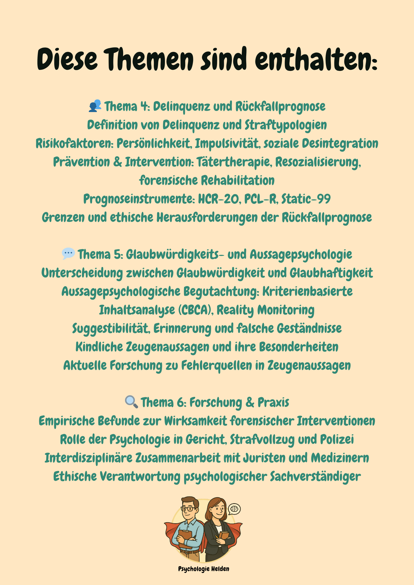 Forensische & Rechtspsychologie – Gutachten, Kriminalität & Aussagepsychologie – Großansicht 2