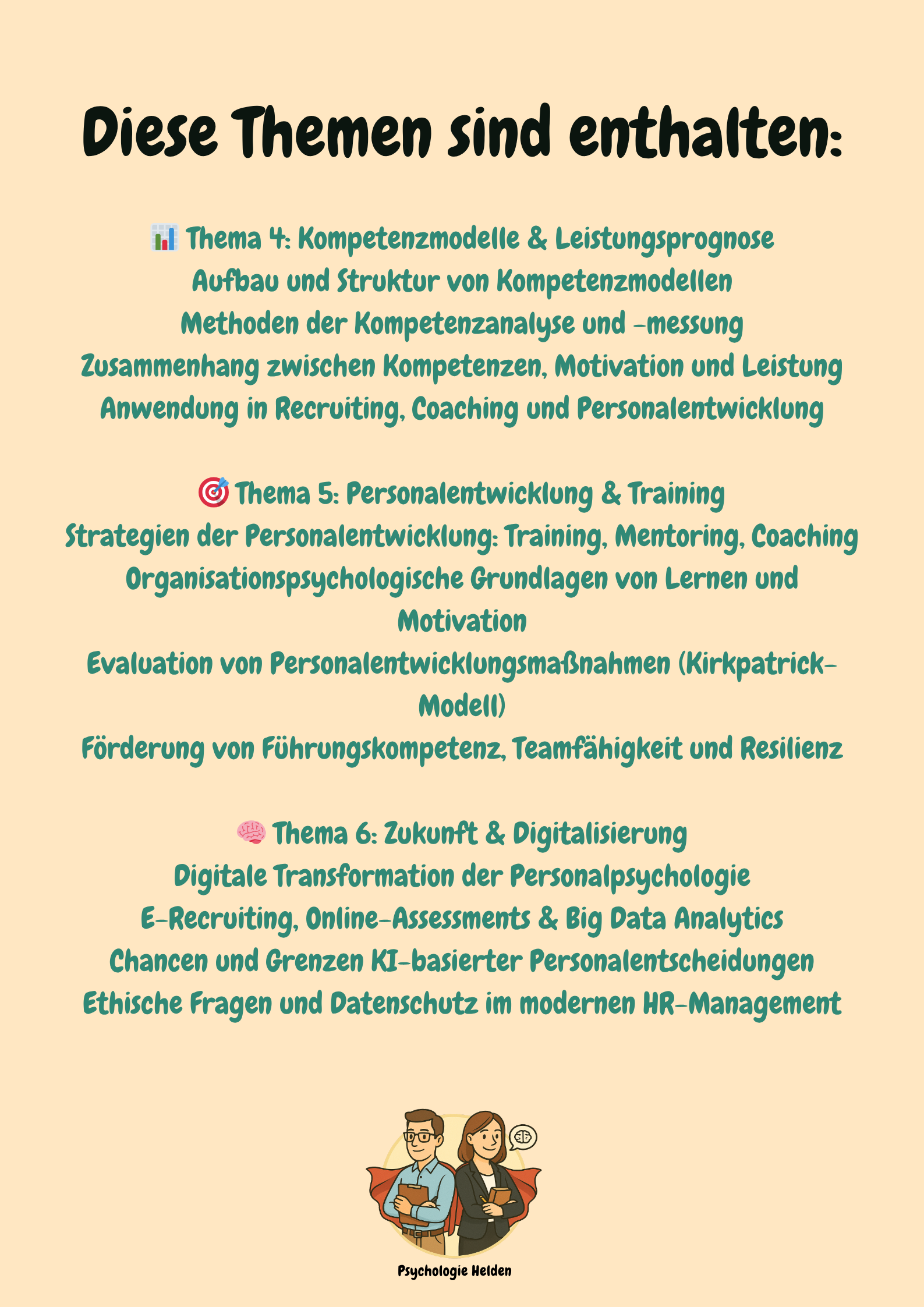 Personalpsychologie – Eignungsdiagnostik & Personalentwicklung – Großansicht 3