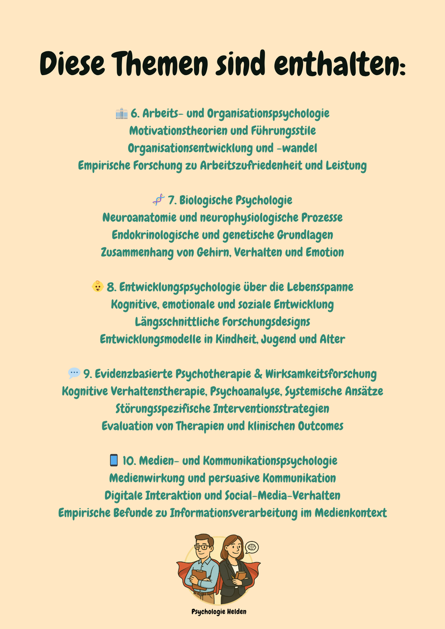 Premiumkurs Master Psychologie – Komplettpaket mit Thesis-Guide & Praktikum – Bild 4