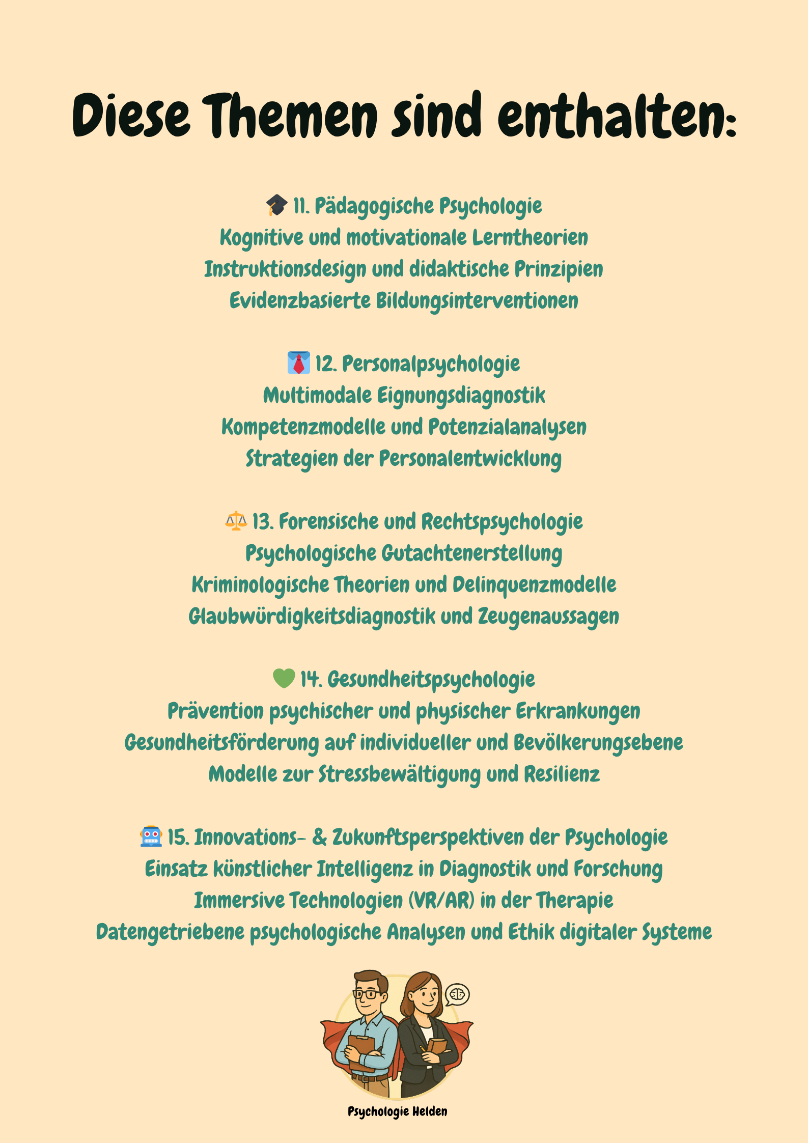 Complete Master’s Course in Psychology – 15 Modules | 1,000+ Pages Großansicht 4