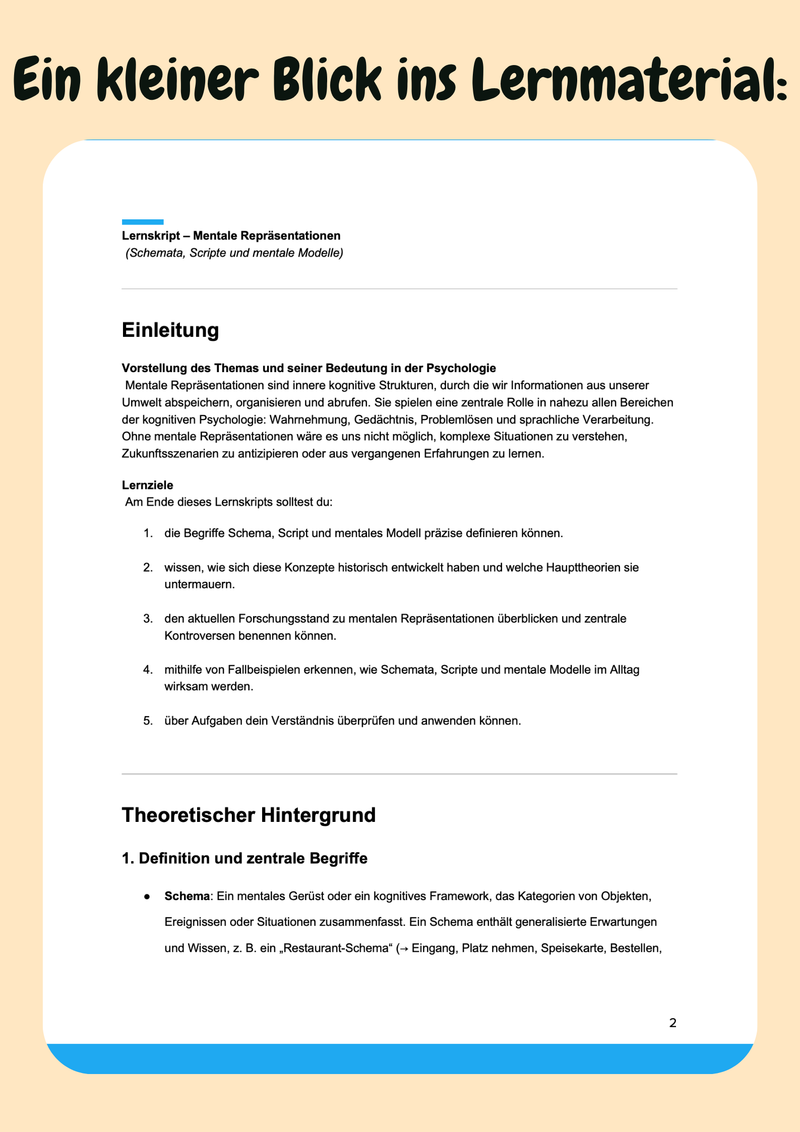 Allgemeine Psychologie II – Denken, Problemlösen, Sprache & Entscheidungsprozesse leicht erklärt Bild 6