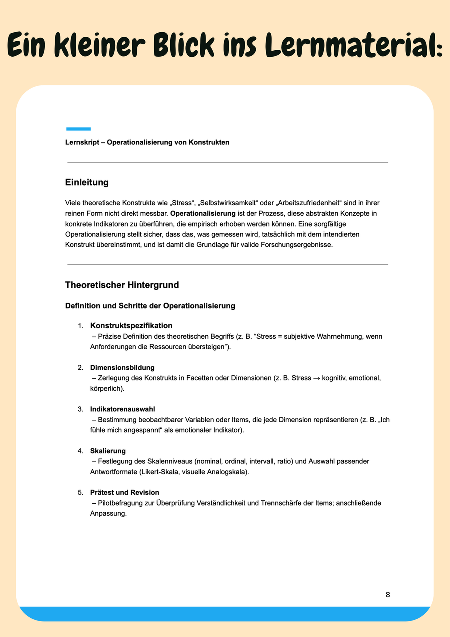 Empirische Forschungsmethoden im Psychologie-Bachelor – Bachelor Psychologie Vorschau 5