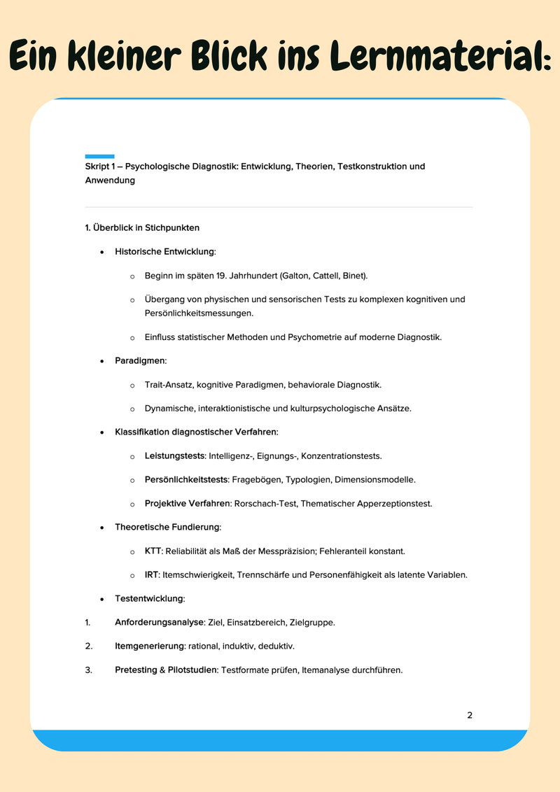 Methodische Standards & Validierungsprozesse in der Psychologie Bild 5