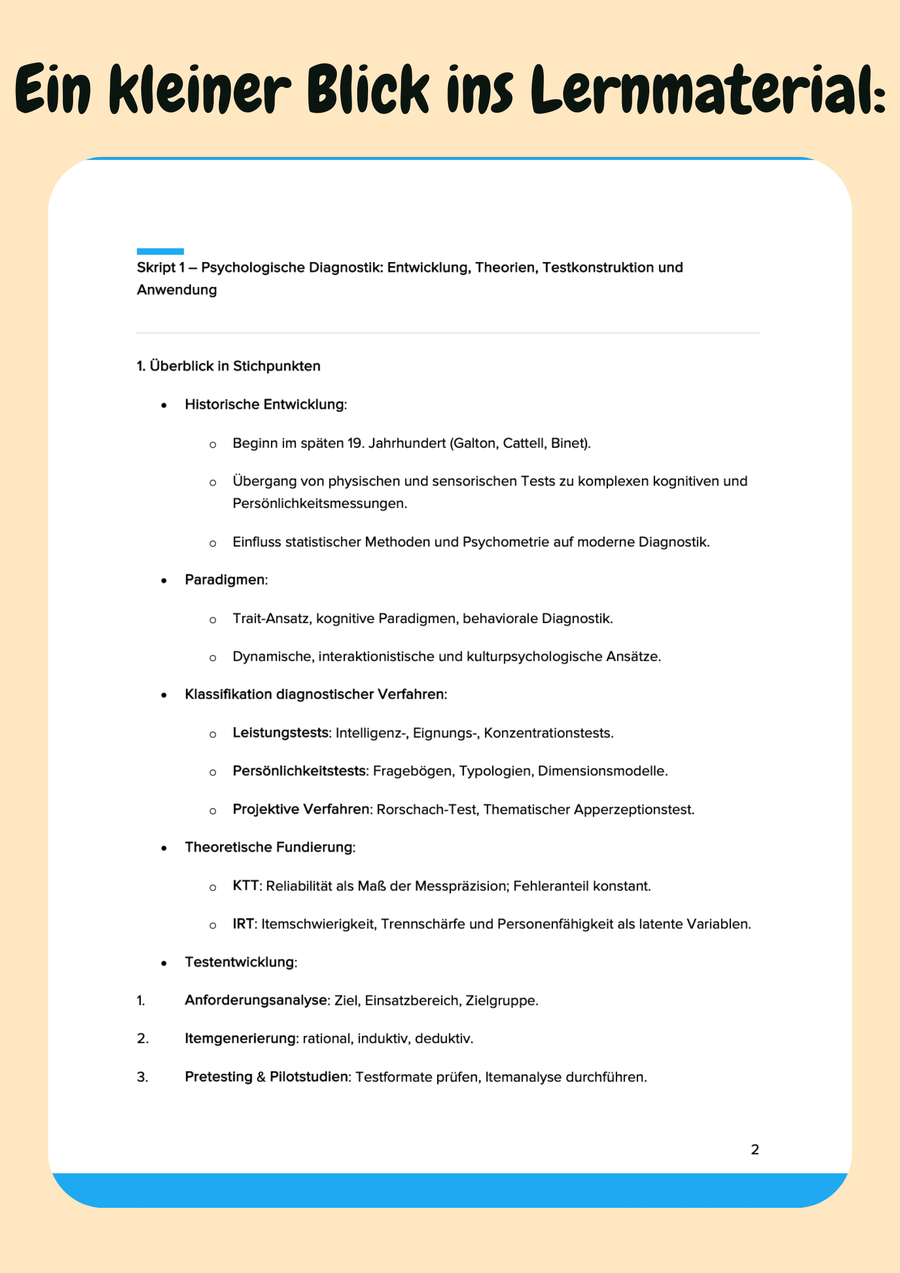 Methodische Standards & Validierungsprozesse in der Psychologie – Bild 5