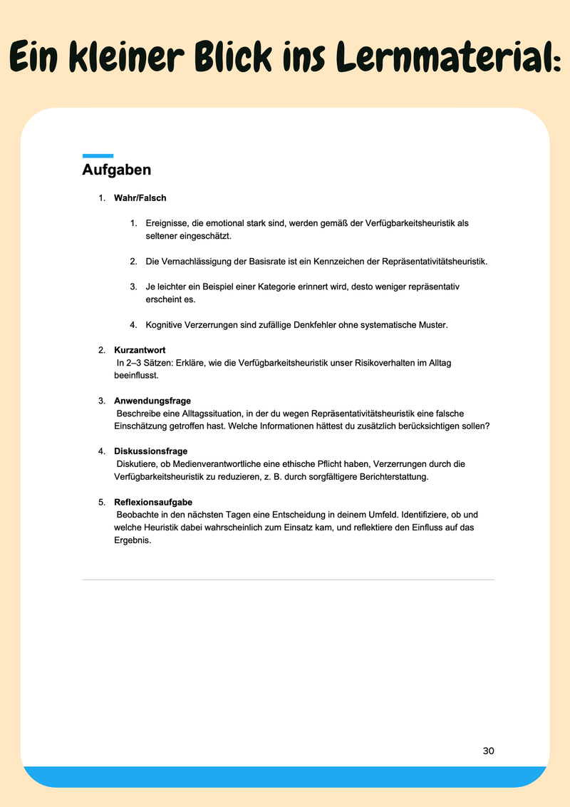 Allgemeine Psychologie II – Denken, Problemlösen, Sprache & Entscheidungsprozesse leicht erklärt Bild 7