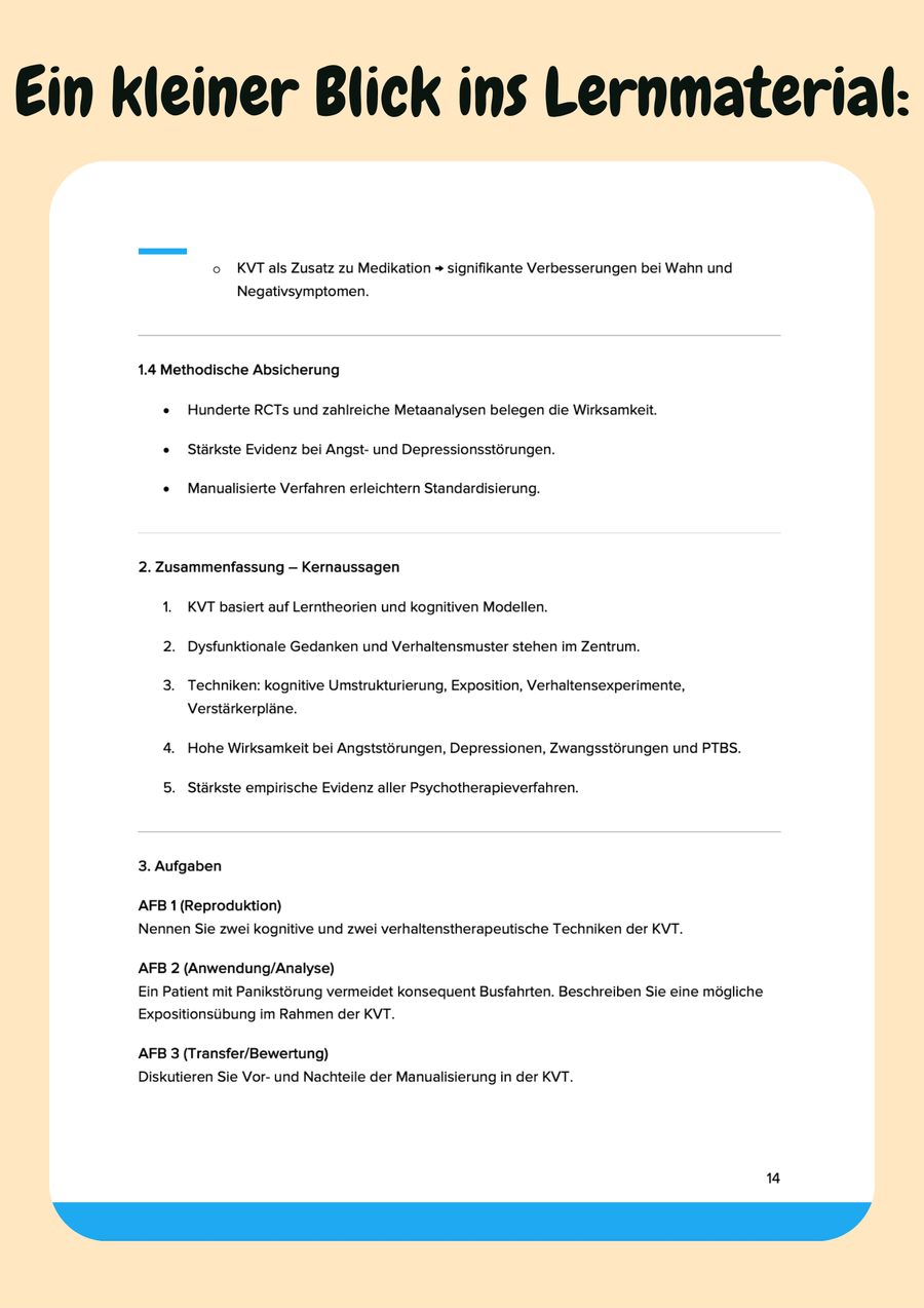 Evidenzbasierte psychotherapeutische Verfahren & Interventionsansätze – Bild 5