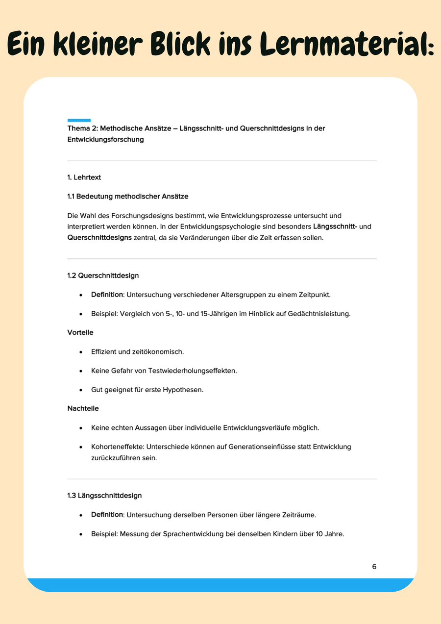 Entwicklungspsychologie über die Lebensspanne – Längsschnittliche Analysen kognitiver, emotionaler & sozialer Entwicklungsprozesse – Bild 5