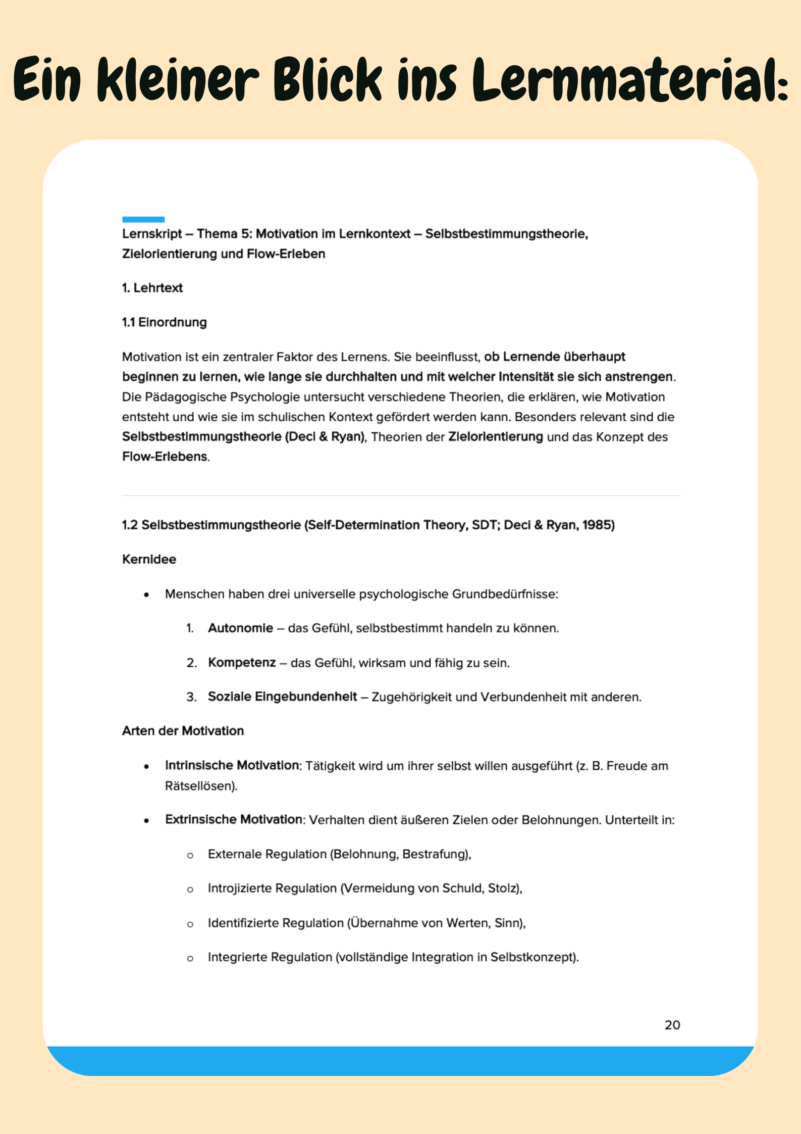 Pädagogische Psychologie – Lerntheorien & Instruktionsdesign – Großansicht 5