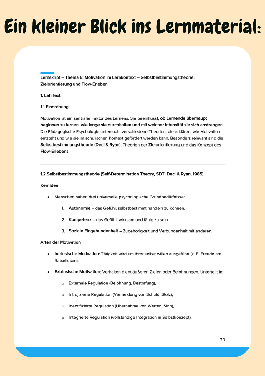 Pädagogische Psychologie – Lerntheorien & Instruktionsdesign – Bild 5