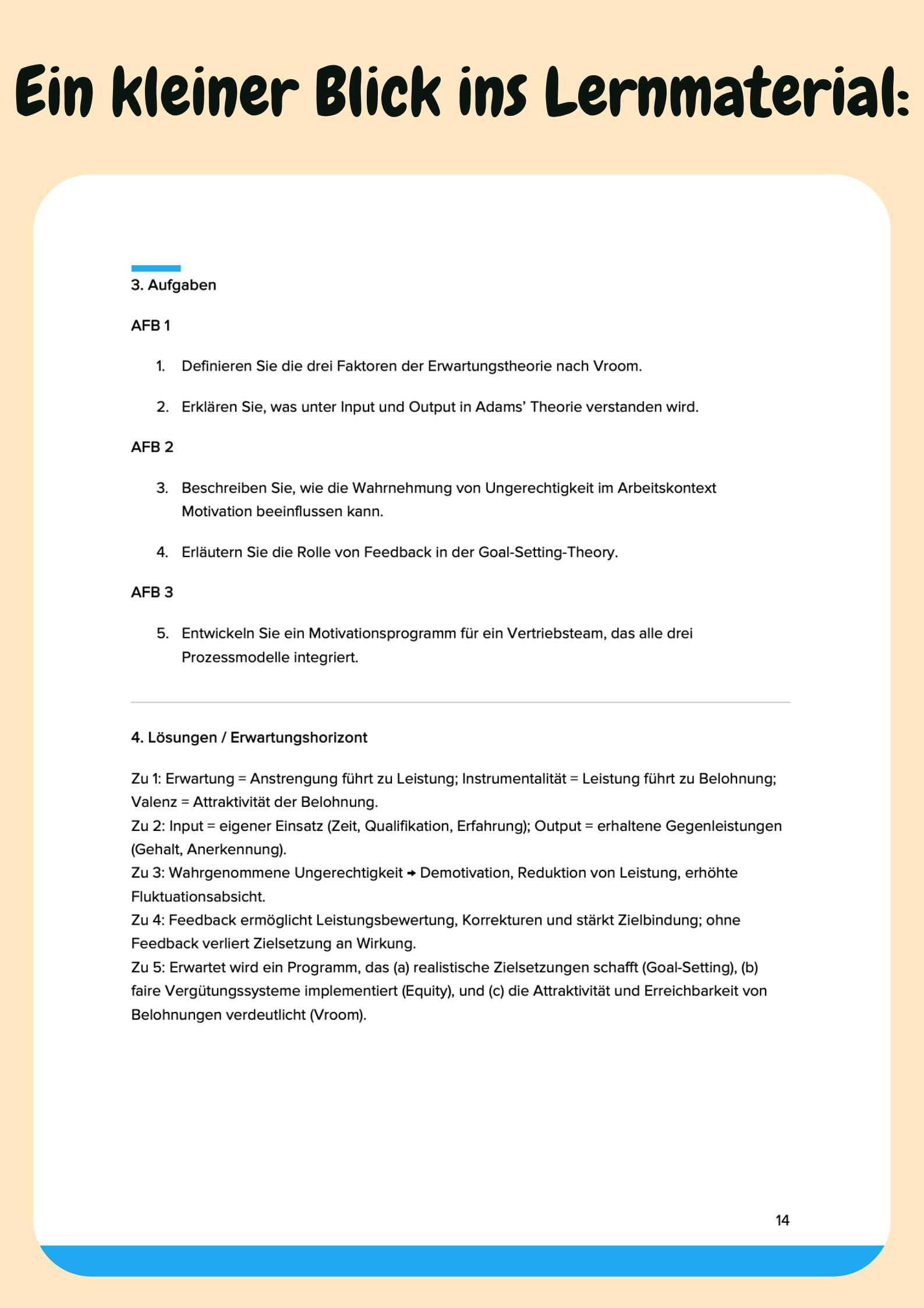 Arbeits- und Organisationspsychologie: Theorien zu Motivation & Führung – Großansicht 6
