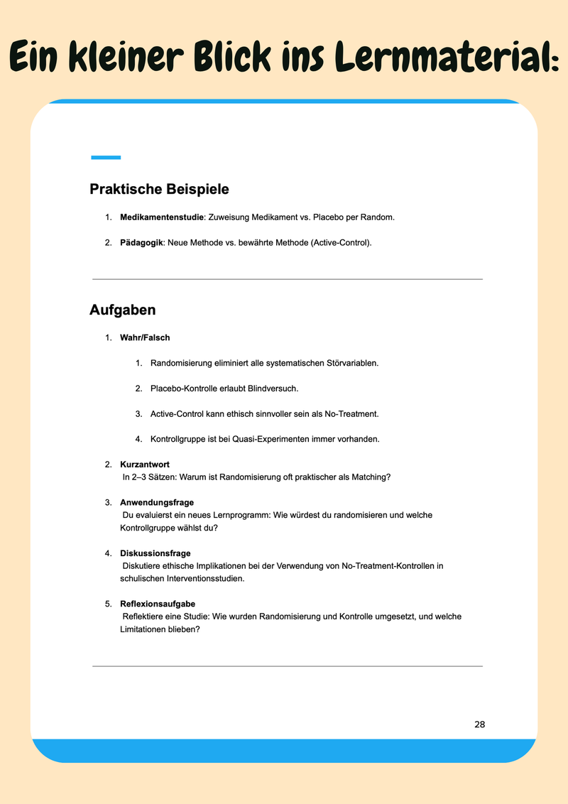 Empirische Forschungsmethoden im Psychologie-Bachelor Bild 6