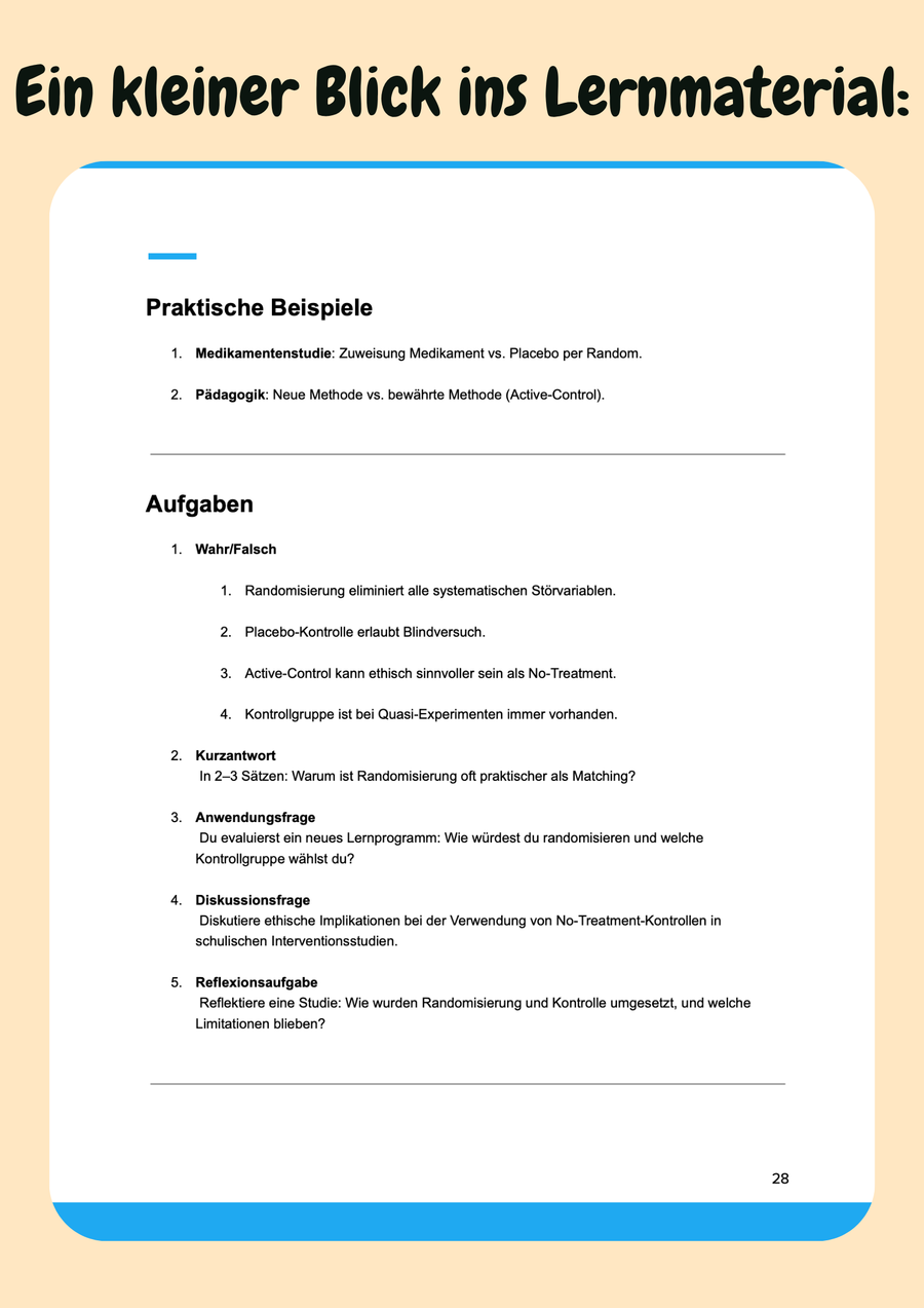 Empirische Forschungsmethoden im Psychologie-Bachelor – Bachelor Psychologie Vorschau 6