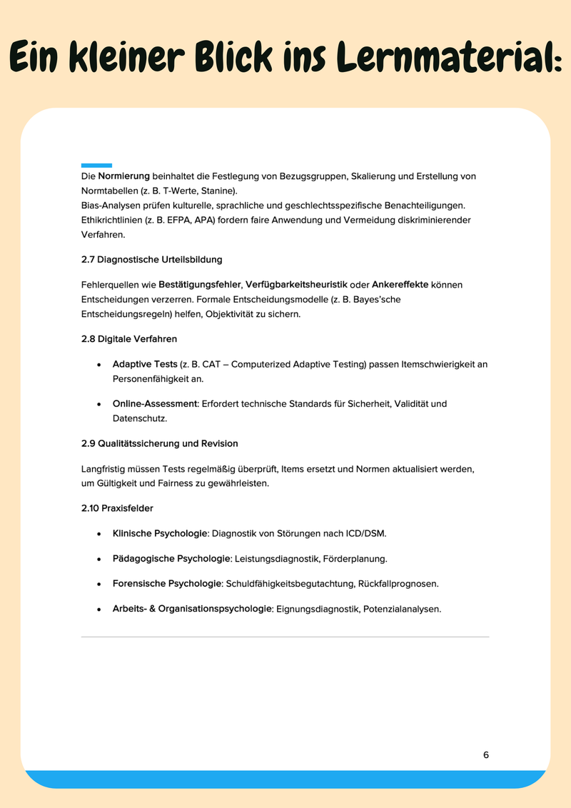 Methodische Standards & Validierungsprozesse in der Psychologie Bild 6