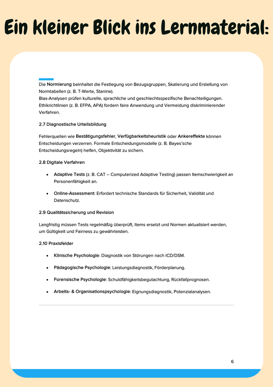 Methodische Standards & Validierungsprozesse in der Psychologie – Bild 6