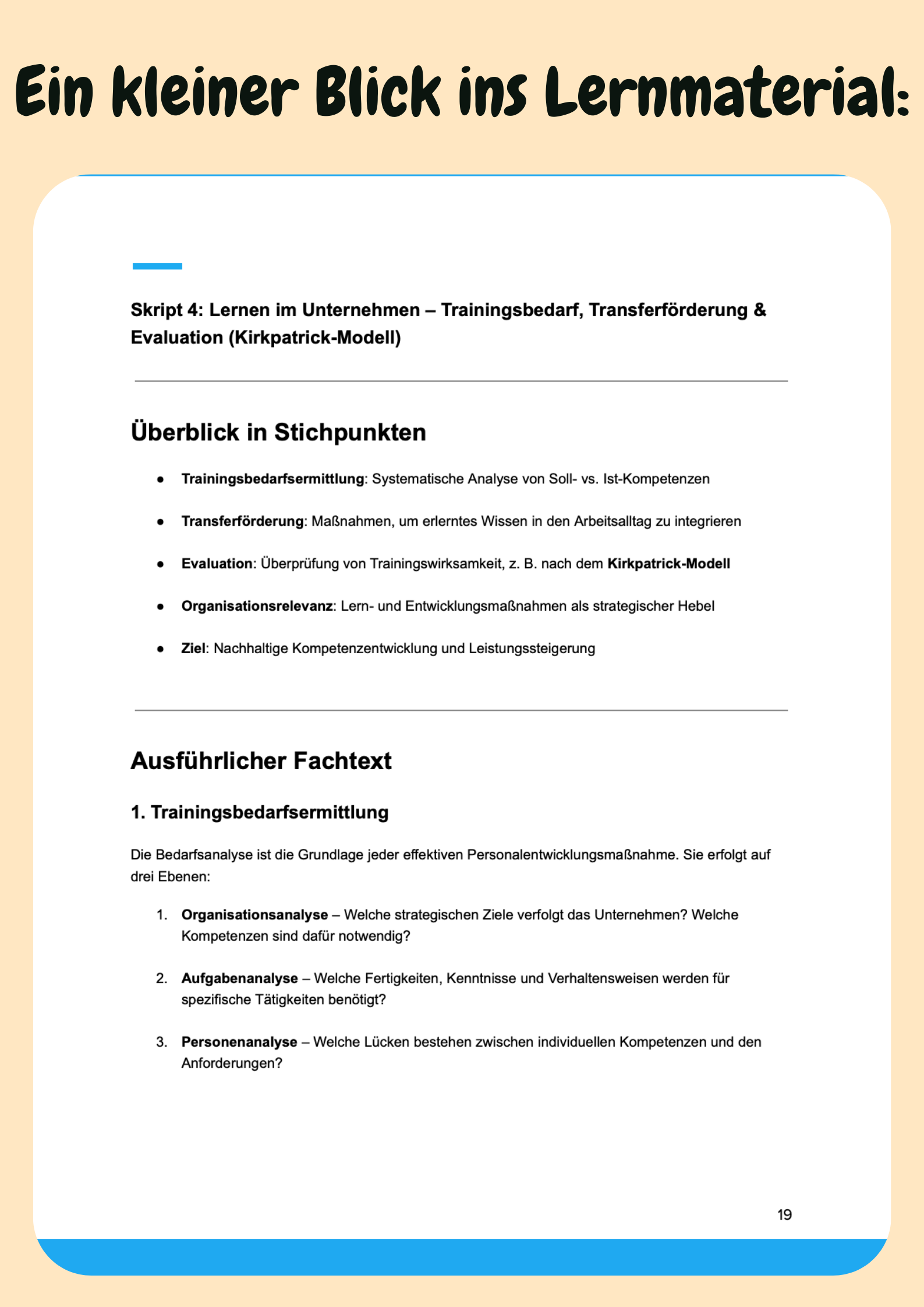 Arbeits-, Organisations- & Wirtschaftspsychologie mit Lernskripten verstehen Großansicht 5
