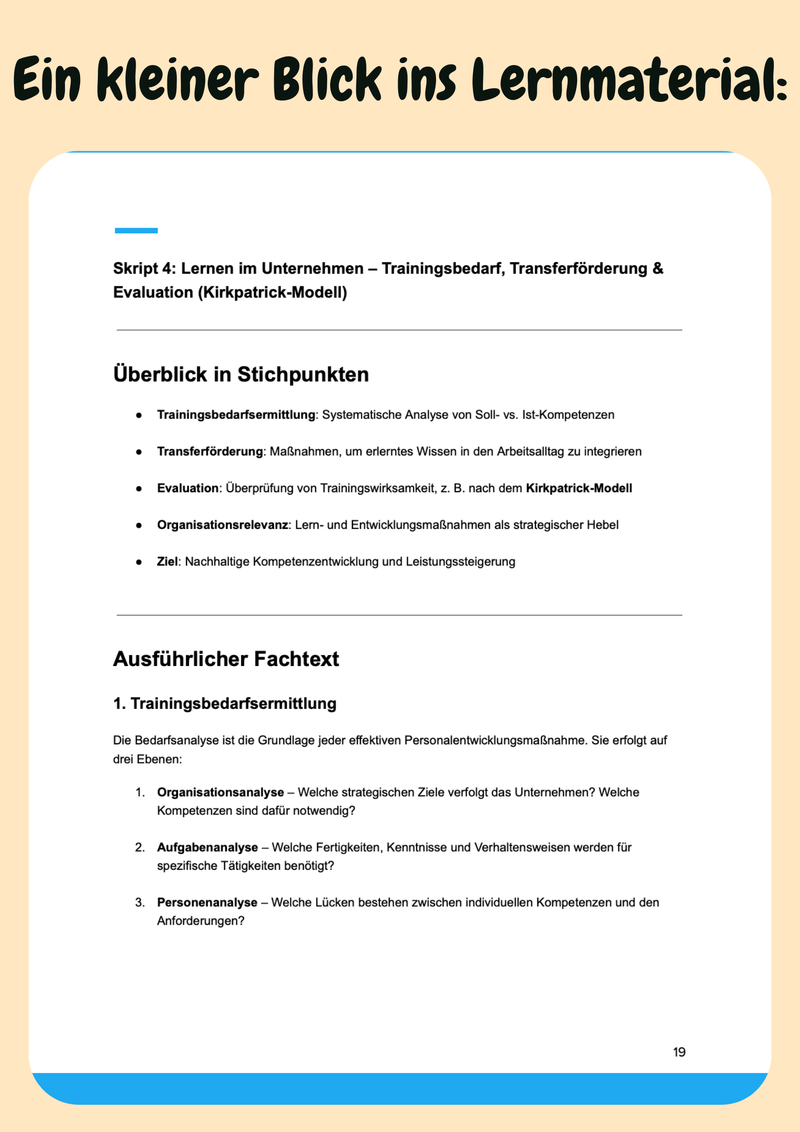 Arbeits-, Organisations- & Wirtschaftspsychologie mit Lernskripten verstehen Bild 5