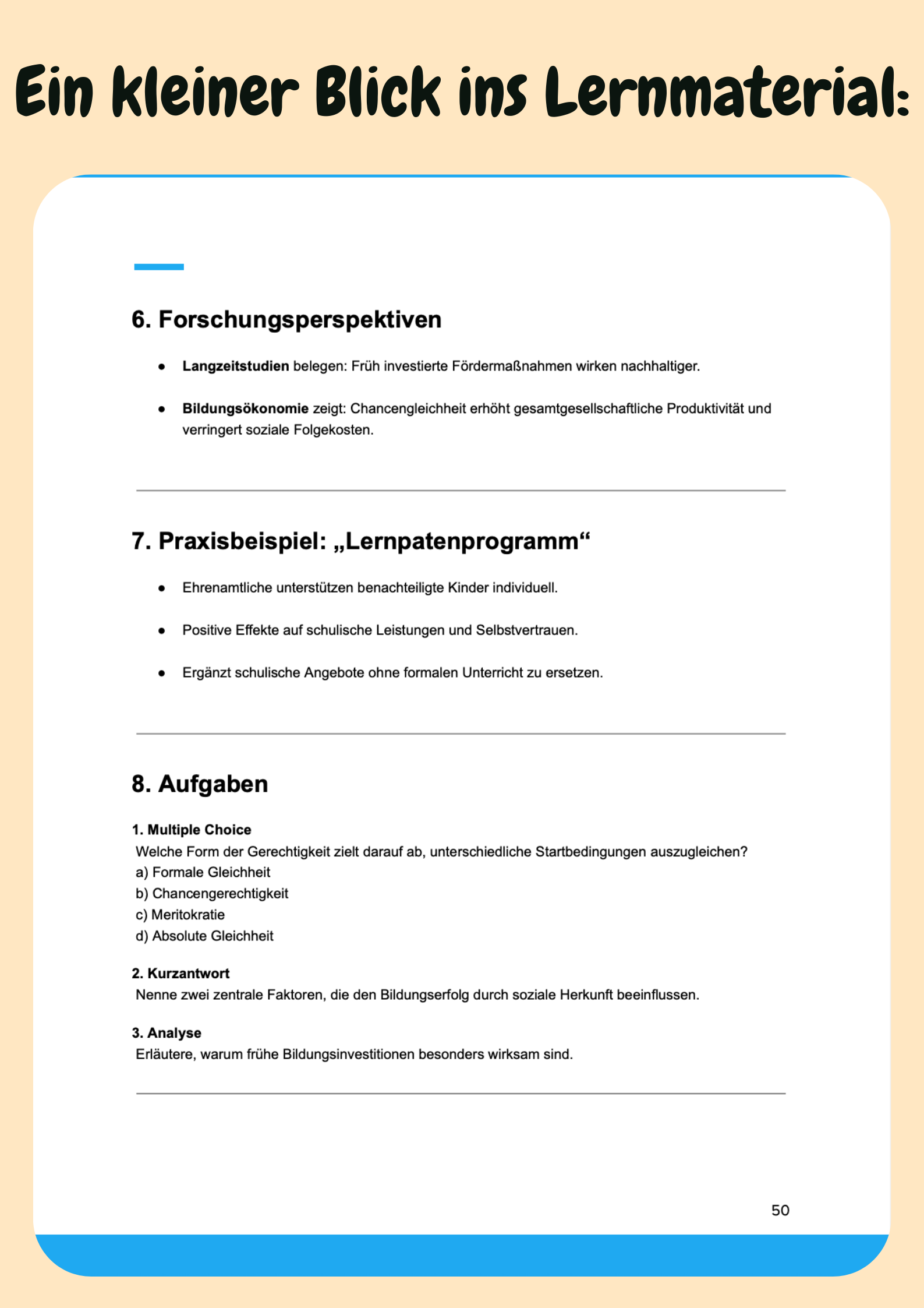 Pädagogische Psychologie mit Fallbeispielen, Aufgaben & Lösungen Großansicht 6