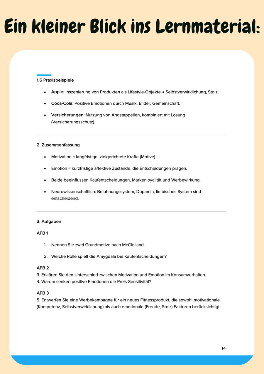 Wirtschafts- & Konsumentenpsychologie – Verhalten & Neuromarketing – Bild 7