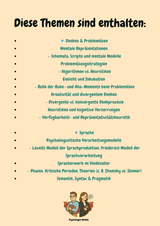 Allgemeine Psychologie II – Denken, Problemlösen, Sprache & Entscheidungsprozesse leicht erklärt