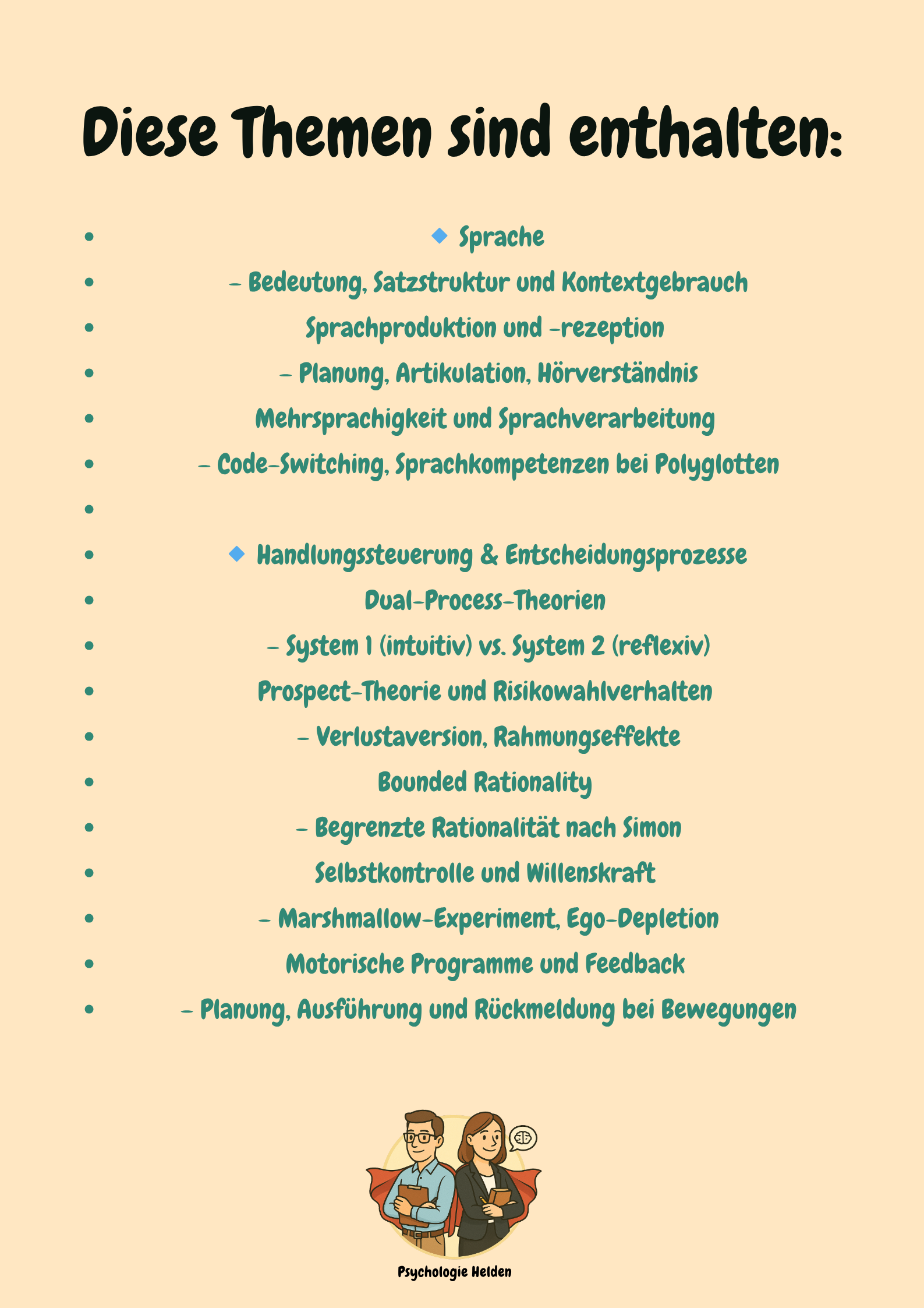Allgemeine Psychologie II – Denken, Problemlösen, Sprache & Entscheidungsprozesse leicht erklärt Großansicht 3