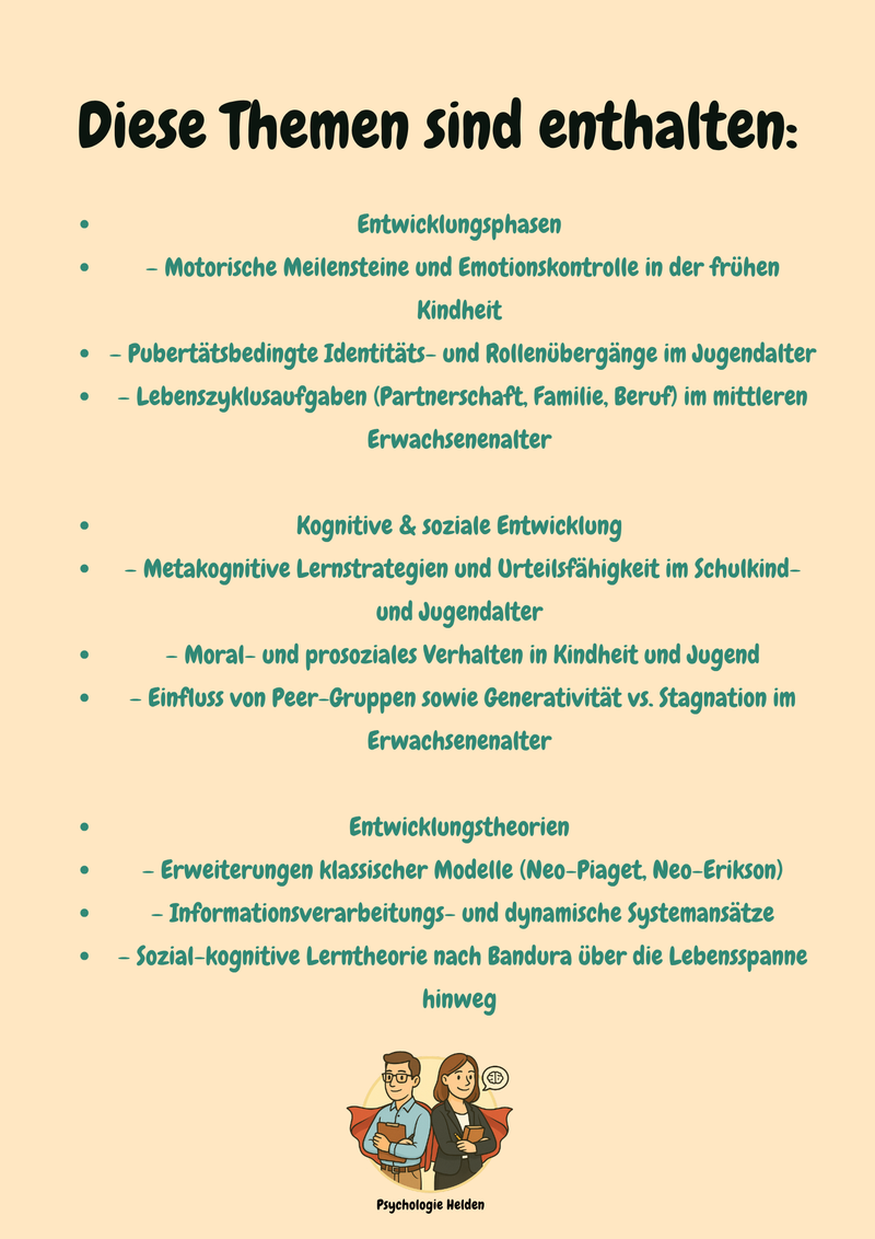 Das Premium Komplettpaket für den Psychologie-Bachelor - Alle Themen, Alle Materialien (+ Zusatzkurse) Bild 6