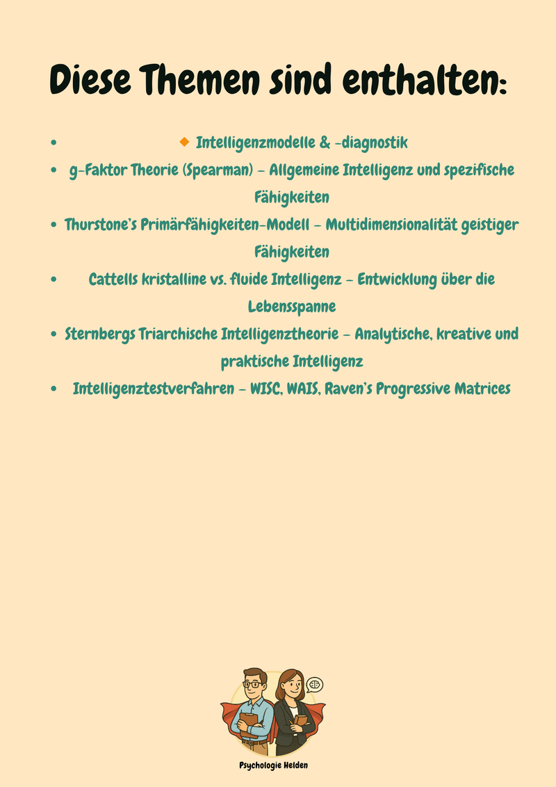 Das Komplettpaket für den Psychologie-Bachelor - Alle Themen, Alle Materialien Bild 19