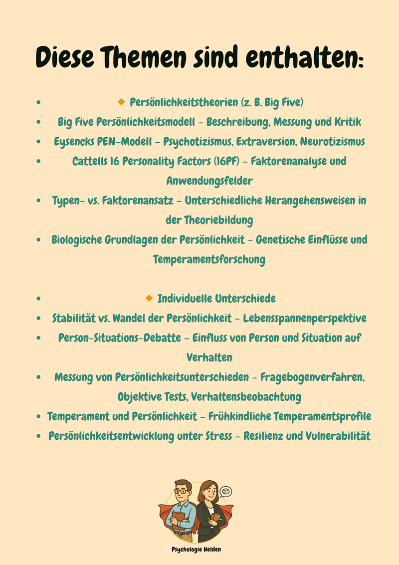 Das Premium Komplettpaket für den Psychologie-Bachelor - Alle Themen, Alle Materialien (+ Zusatzkurse) Bild 18